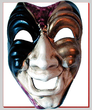 Commedia dell'arte Maske Ride - Detailinformationen
